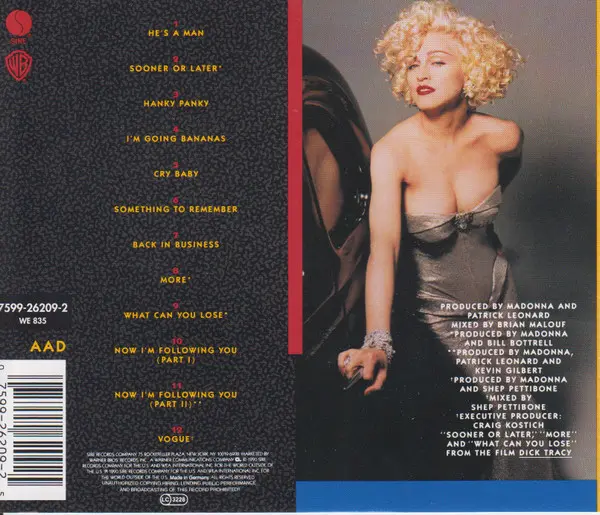 Madonna - I'm Breathless (Music From And Inspired By The Film Dick Tracy)-2