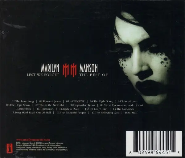 Marilyn Manson - Lest We Forget - The Best Of-6