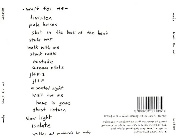 Moby - Wait For Me-1