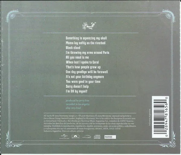 Morrissey - Years Of Refusal-2