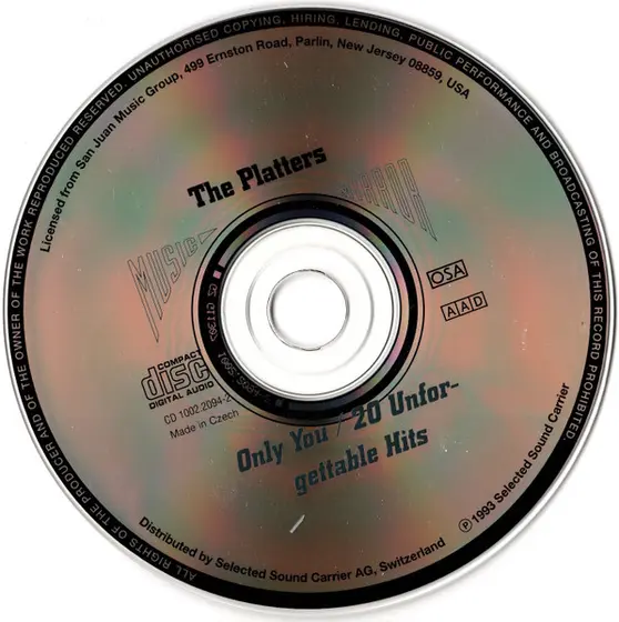 The Platters - Only You - 20 Unforgettable Hits-2