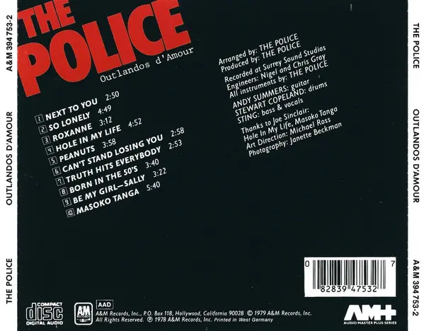 The Police - Outlandos D'Amour-1