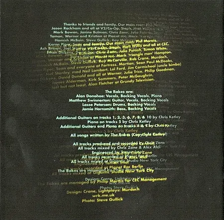The Rakes - Klang-0