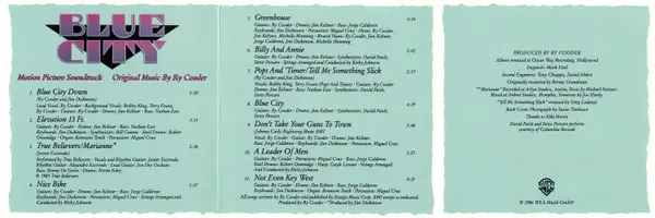 Ry Cooder - Blue City (Motion Picture Soundtrack)-11