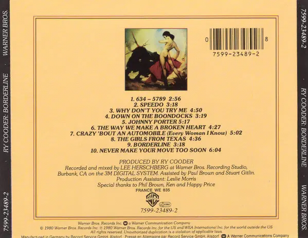 Ry Cooder - Borderline-1