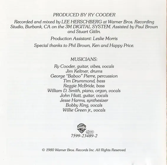 Ry Cooder - Borderline-8