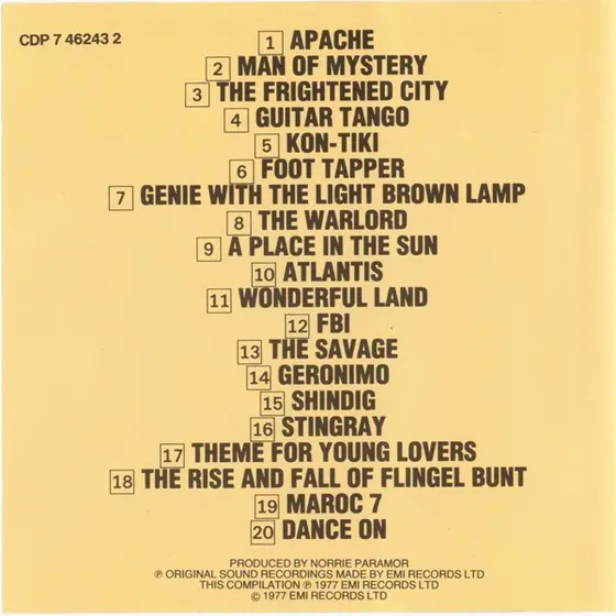 The Shadows - 20 Golden Greats-4