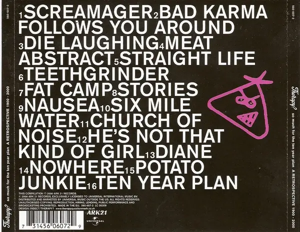 Therapy? - So Much For The Ten Year Plan: A Retrospective 1990 - 2000-1