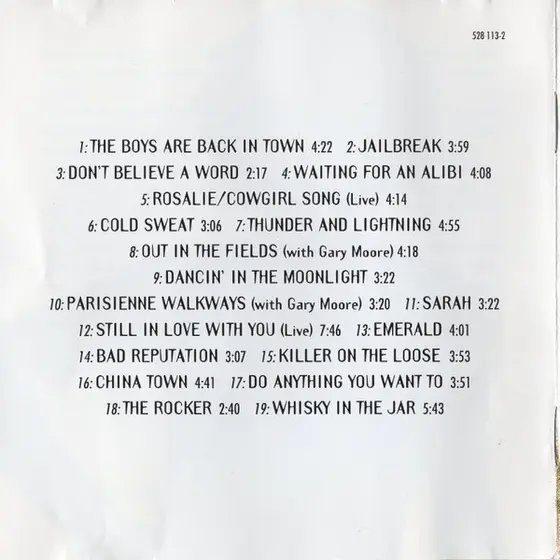 Thin Lizzy - Wild One - The Very Best Of Thin Lizzy-11