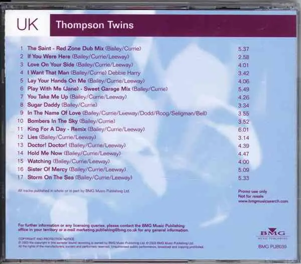 Thompson Twins - Thompson Twins-4