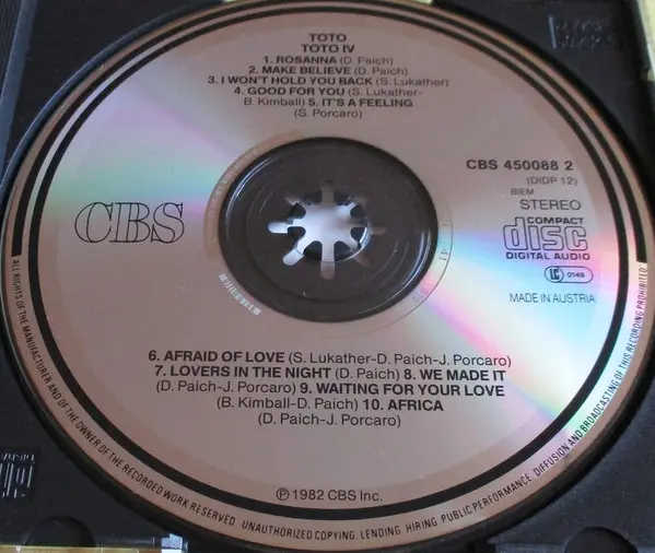 Toto - Toto IV-3
