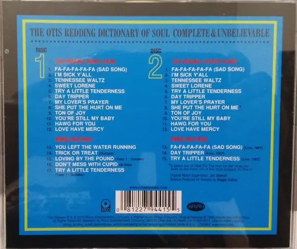 Otis Redding - Complete & Unbelievable...The Otis Redding Dictionary Of Soul - 50th Anniversary Edition-6