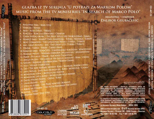 Dalibor Grubačević - U Potrazi Za Markom Polom (Glazba Iz Tv Serijala / Music From The Tv Miniseries)-1