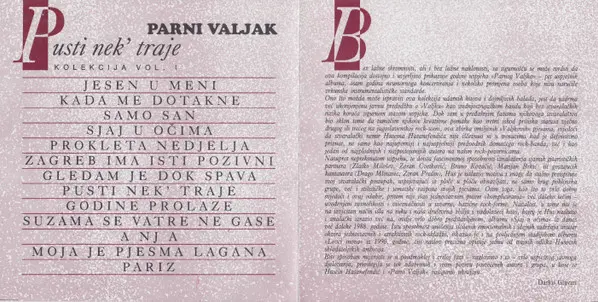 Parni Valjak - Pusti Nek Traje - Kolekcija Vol. 1-1