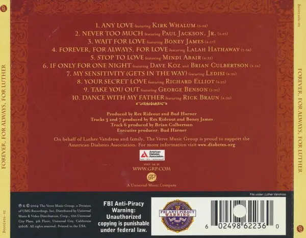 Various - Forever, For Always, For Luther-11