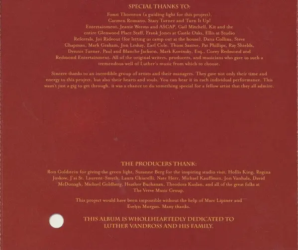 Various - Forever, For Always, For Luther-1