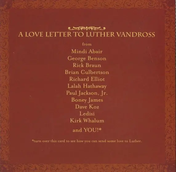 Various - Forever, For Always, For Luther-6