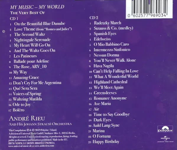 André Rieu - My Music My World — The Very Best Of-2