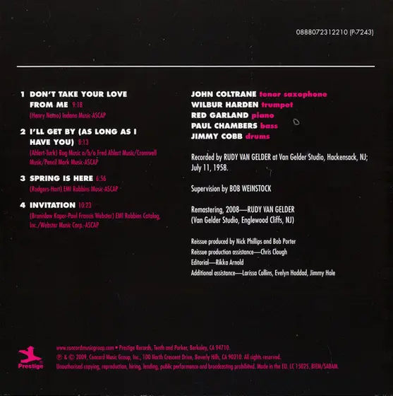 John Coltrane - Standard Coltrane-8