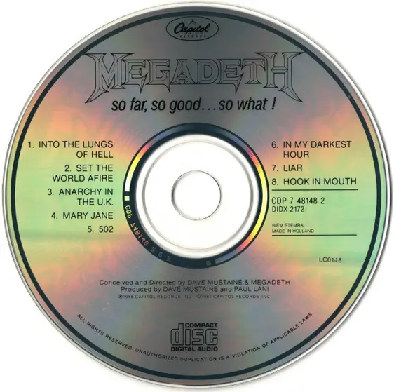 Megadeth - So Far, So Good...So What !-2