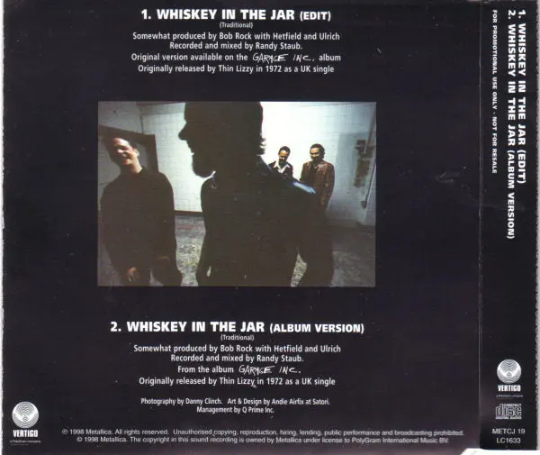 Metallica - Whiskey In The Jar-1
