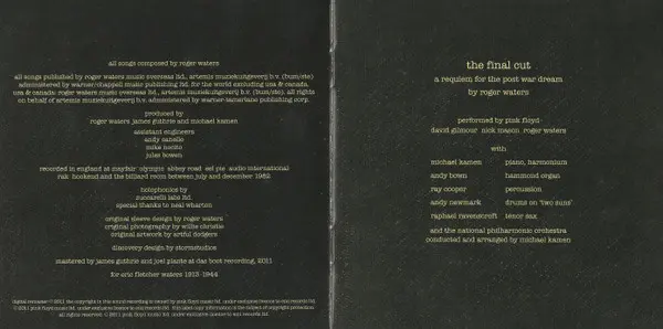 Pink Floyd - The Final Cut-11