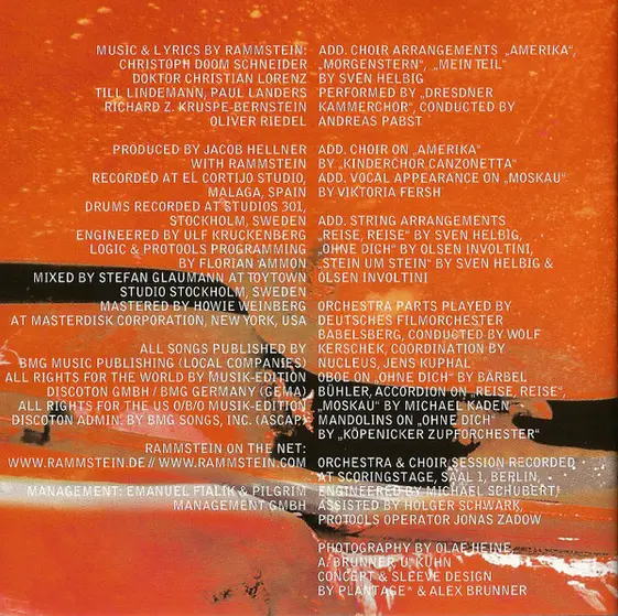 Rammstein - Reise, Reise-15