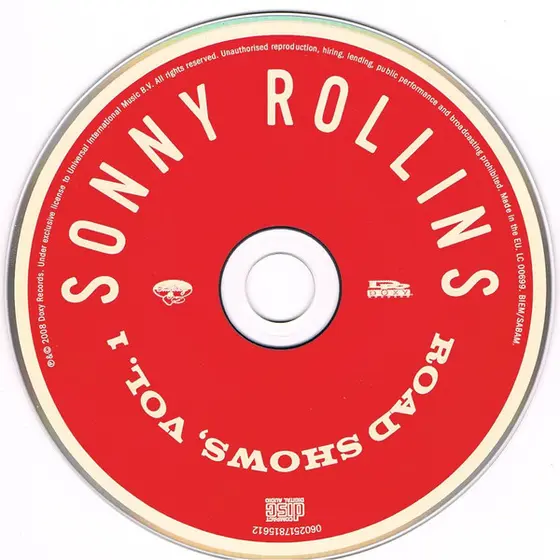 Sonny Rollins - Road Shows Vol 1-2