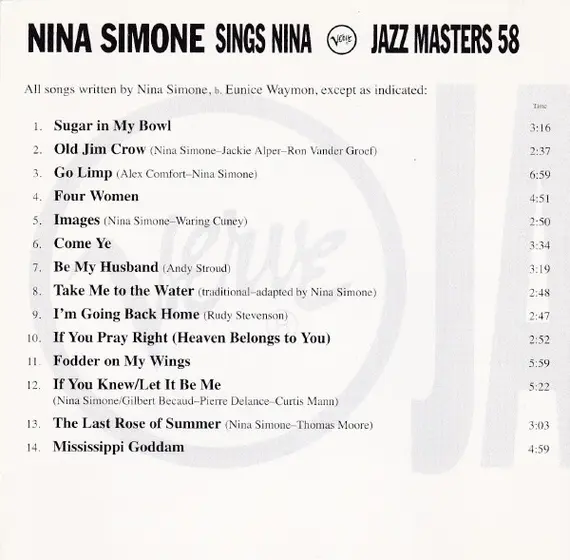 Nina Simone - Nina Simone Sings Nina-3