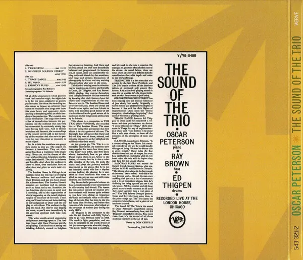 Oscar Peterson - The Sound Of The Trio-2