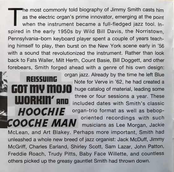 Jimmy Smith - Got My Mojo Workin' • Hoochie Cooche Man-6