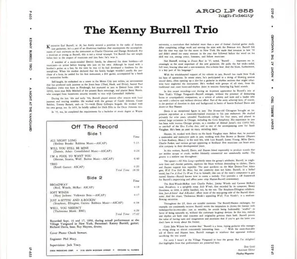 The Kenny Burrell Trio - A Night At The Vanguard-6