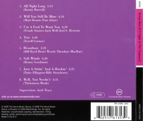 The Kenny Burrell Trio - A Night At The Vanguard-1