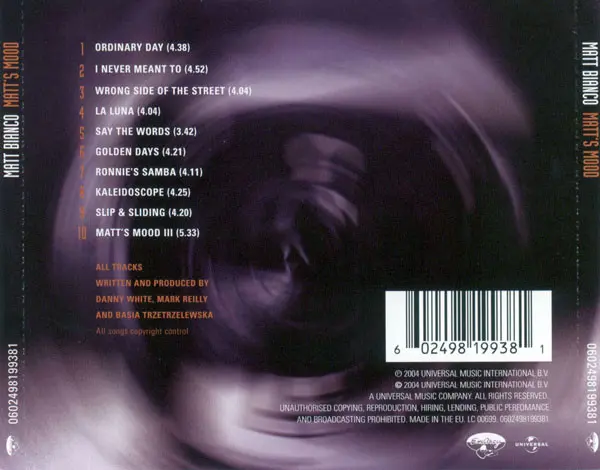 Matt Bianco - Matt's Mood-2