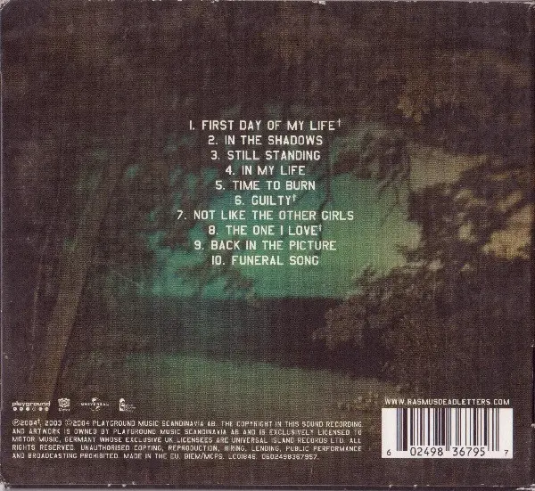 The Rasmus - Dead Letters-1