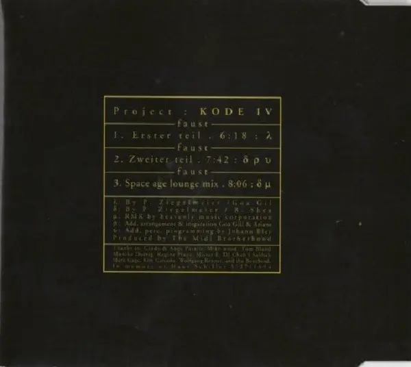 Kode IV - Faust-1