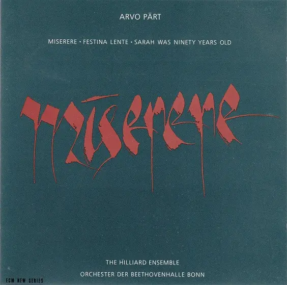 Arvo Pärt - The Hilliard Ensemble, Orchester Der Beethovenhalle Bonn - Miserere-4