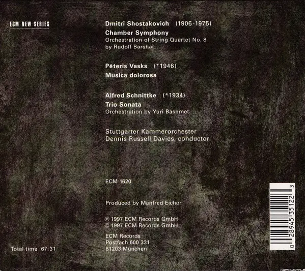 Dmitri Shostakovich / Pēteris Vasks / Alfred Schnittke - Dolorosa-1