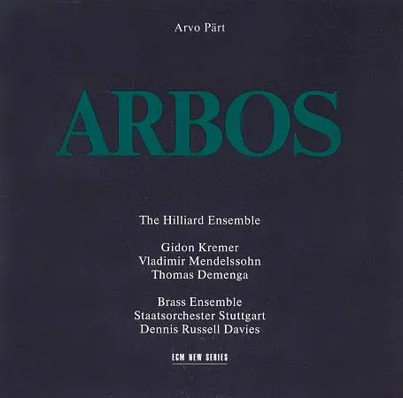 Arvo Pärt - Arbos-0