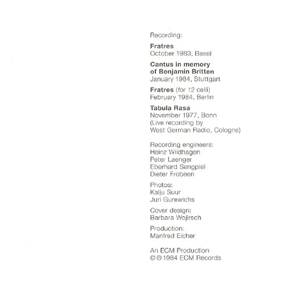 Arvo Pärt - Tabula Rasa-5