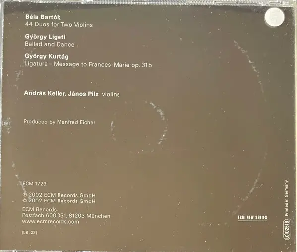 Béla Bartók - András Keller, János Pilz - 44 Duos For Two Violins-4