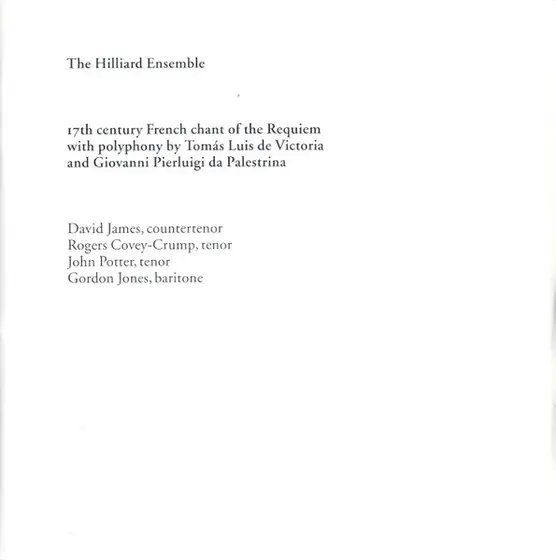 The Hilliard Ensemble - In Paradisum, Music Of Victoria And Palestrina-11