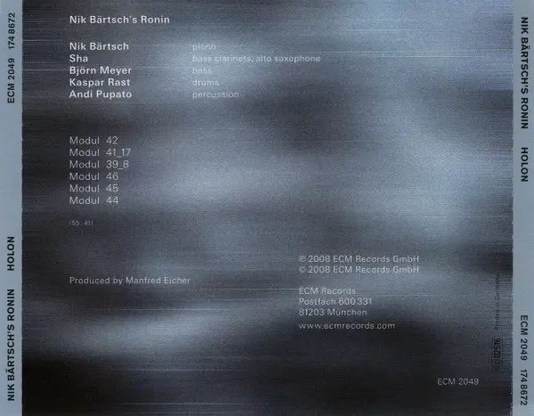 Nik Bärtsch's Ronin - Holon-3