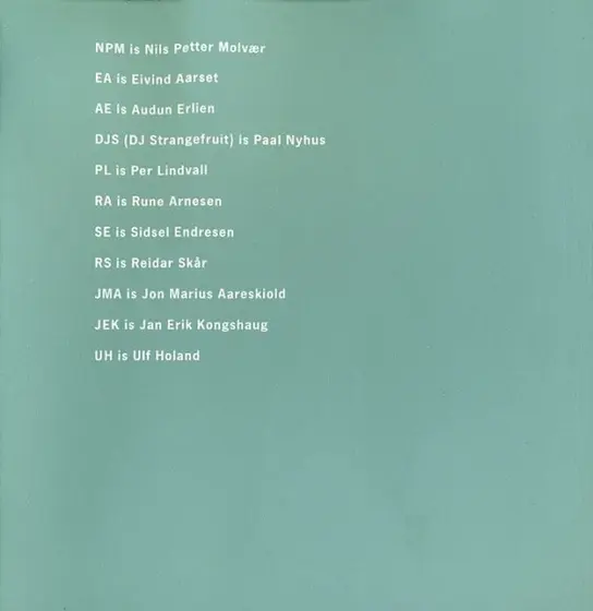 Nils Petter Molvær - Solid Ether-10