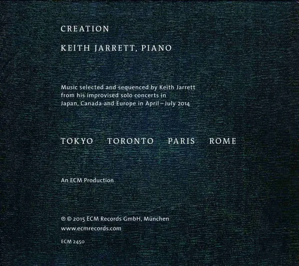 Keith Jarrett - Creation-1