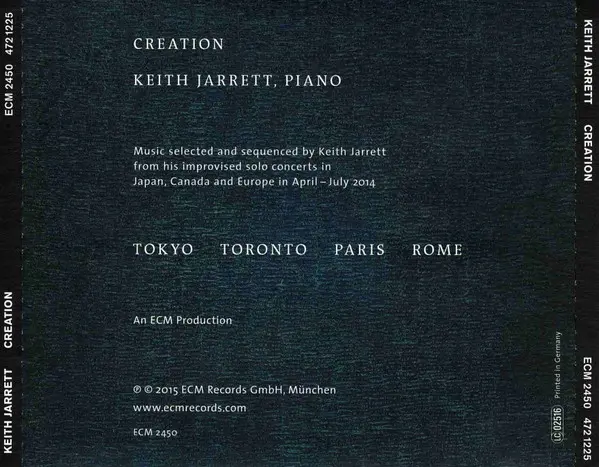 Keith Jarrett - Creation-3