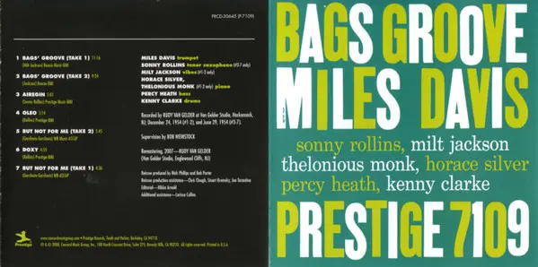Miles Davis - Bags Groove-7