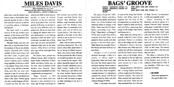 Miles Davis - Bags Groove-4