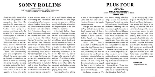 Sonny Rollins - Plus 4-7