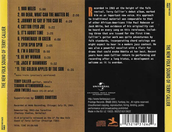 Terry Callier - The New Folk Sound Of Terry Callier-1
